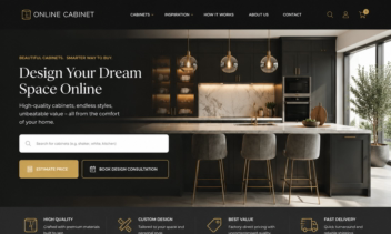 طراحی اسلاید برای کابینت آشپزخانه