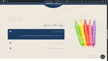 طراحی سایت تولید کننده نوشمک شادیلا