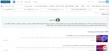 محتواهای انجام شده در حوزه بازارهای مالی