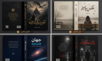 بهترین نمونه کارهای طراحی جلد کتاب و رُمان