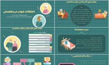 پاورپوینت اختلالات خواب در سالمندان