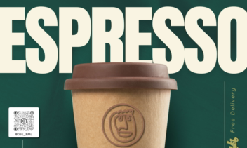 طراحی تراکت برای کافه قهوه...☕