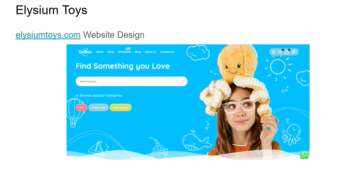 طراحی سایت elysiumtoys.com فعال در کشور امارات متحده عربی