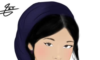 دیجیتال ارت چهره اسم اثر:مینو 💫