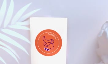 طراحی لوگو آنلاین شاپ آرایشی و بهداشتی نارنج