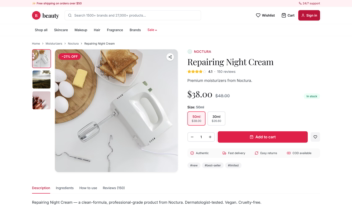 Beauty-full-stack e-commerce platform