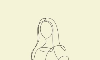 طراحی کارت ویزیت کافه مونالیزا (لاین‌آرت)