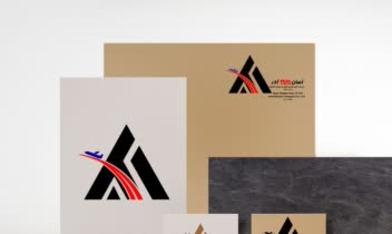 طراحی لوگو  شرکت حمل و نقل آسان ترابر آذر
