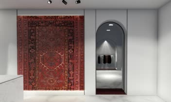 طراحي مغازه لباس فروشي با الهامات سنتي