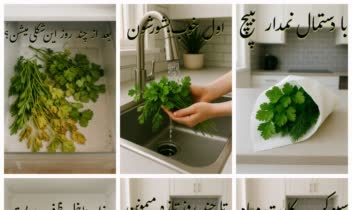 ترفند نگهداری و تازه ماندن سبزیجات