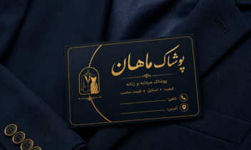 طراحی کارت ویزیت اختصاصی پوشاک
