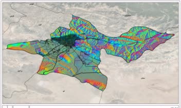 نقشه های تولید شده در arcgis جهت تحلیل