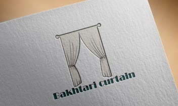 طراحی لوگو با در حوزه کاری پرده