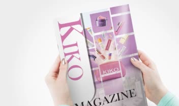 طراحی مجله ی تبلیغاتی برند آرایشی kiko