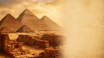 طراحی قالب پاورپوینت درباره مصرباستان