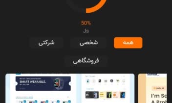 وب سایت portfolio جهت نمایش مهارت های شخصی