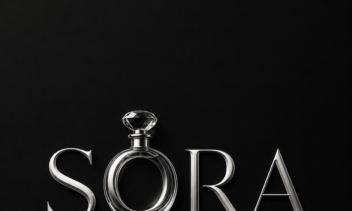 طراحی لوگوی لوکس برند عطر سورا (SORA)