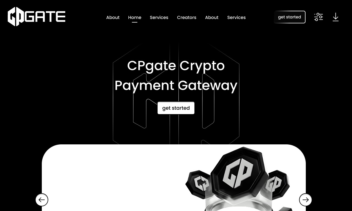 طراحی UI وبسایت cpgate با figma
