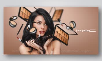 طراحی پوستر تبلیغاتی لوازم آرایشی MAC