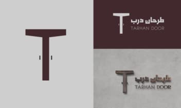 پروژه طراحی لوگو برند طرحان درب