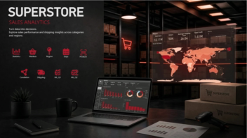 پروژه داشبورد جامع تحلیلی فروشگاه Super Store