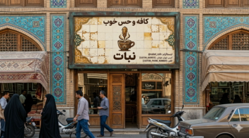 طراحی لوگو و هویت بصری کافی‌شاپ دنج، هنری و نوستالژیک «NABAT / نبات»