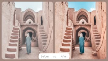 افزایش وضوح تصویر و بهبود رنگها