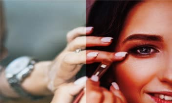 طراحی لوگوی مونوگرام مینیمال برای یک میکاپ آرتیست