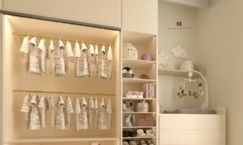 پروژه طراحی اتاق کودک پالتِ پنبه‌ای؛ جایی برای بزرگ شدن