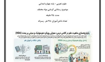 گزارش تدریس بر مبنای یک نظریه انگلیسی