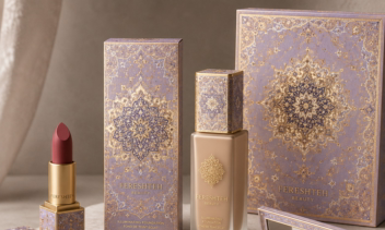طراحی هویت بصری برند ارایشی و بسته بندی