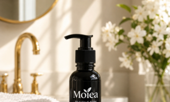 طراحی هویت بصری و بسته‌بندی سرم موی Molea