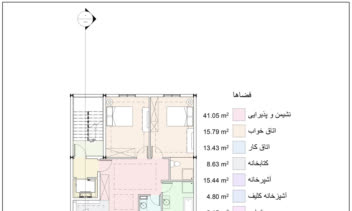 طراحی ساختمان مسکونی (مدارک فنی و سه بعدی)