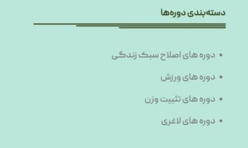 نمونه کار طراحی وب سایت آموزشگاهی، فیتنس آووکادو