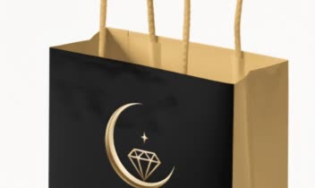 ساخت موکاپ کیف گالری طلایی آیلی