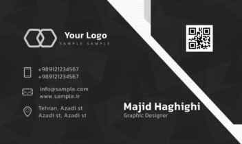 خام ـ طراحی نمونه کارت ویزیت ۱۸ مناسب انواع کسب‌وکارها