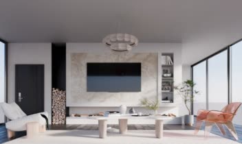 _ طراحی دکوراسیون داخلی(TV ROOM)