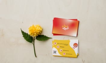 طراحی ست هویت بصری برند شیرین‌‌عسل