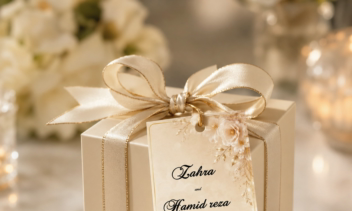 طراحی کارت گیفت برای زوج خوش ذوق