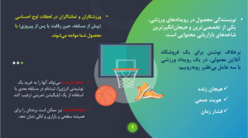 تهیه پاورپوینت با موضوع «نویسندگی در زمینه محصول در رویداد ورزشی»