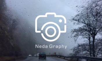 لوگوی تلفیقی ندا گرافی Neda Graphy