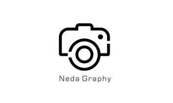 لوگوی تلفیقی ندا گرافی Neda Graphy