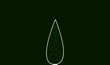 طراحی لوگو «سرو سخن» | تلفیق درخت سرو و فرم دایره‌ای مینیمال