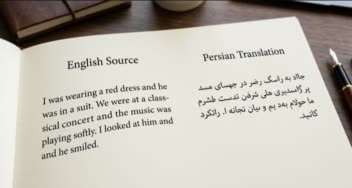 عنوان نمونه کار را بزن: ترجمه تخصصی و پراحساس رمان (انگلیسی به فارسی).