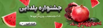 طراحی نمونه بنر سایت جشنواره هندوانه