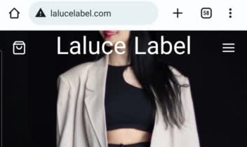 طراحی سایت فروشگاه Laluce label