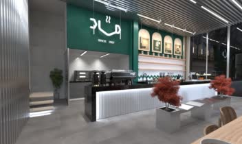 طراحی داخلی و اجرای کافه ، رستوران ماد