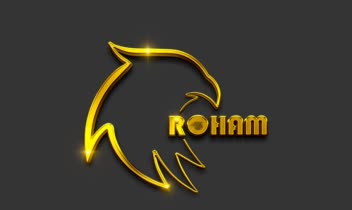 طراحی منحصر بفرد لوگوی اسم ROHAM