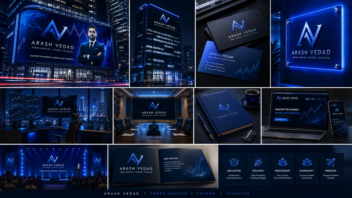 ARASH VEDAD | Premium Forex Masterclass Advertising Poster