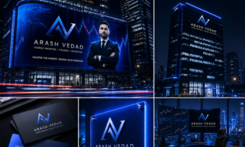 ARASH VEDAD | Premium Forex Masterclass Advertising Poster